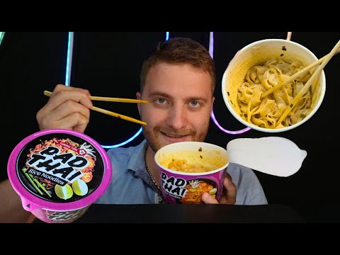 Видео: Мукбанг рисовая лапша или как удержать слизняка палочками | Mukbang rice noodles