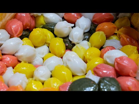 Видео: Приготовление различных рисовых пирожных, специальное видео / корейская уличная еда