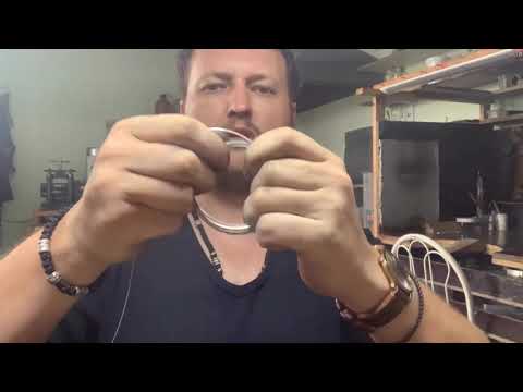 Видео: Изготовление цепей «Бисмарк» и «Ламбада». Часть 1.