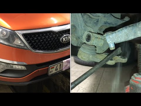 Видео: Замена шаровой опоры Kia Sportage 3 Hyundai ix35 как поменять шаровую опору