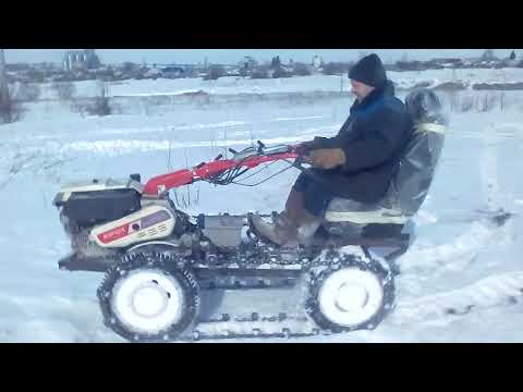 Видео: Сборка мотоблока Кипор на шасси с гусянкой