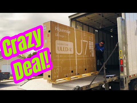 Видео: Я КУПИЛ ОГРОМНЫЙ 100-ДЮЙМОВЫЙ ТЕЛЕВИЗОР Hisense U7! Меньше чем за 2000 долларов!