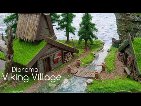 Видео: Как построить реалистичную диораму Деревня викингов