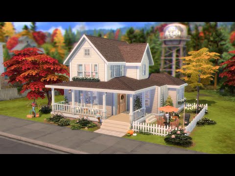 Видео: Уютный осенний семейный дом 🍂 The Sims 4 Speed Build No CC