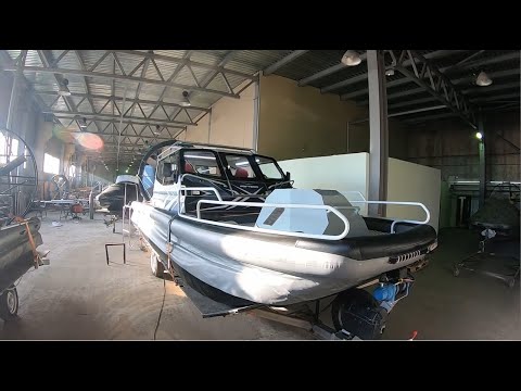 Видео: Аэролодка "Фортес" гибрид с турбиной.