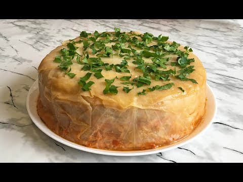 Видео: НОВИНКА!!! ПИРОГ "ГОЛУБЕЦ" ЭТО ПРОСТО ЧУДО!!! / Пирог из Капусты с Фаршем / Cabbage Pie with Meat