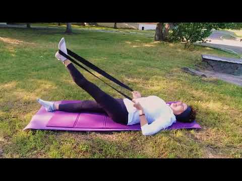 Видео: Йога+пилатес+эластичная лента          50+ 60+