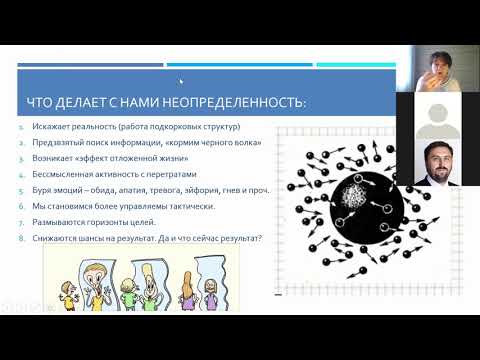 Видео: Запись вебинара "Управление собой в неопределенности" 24.04.2020
