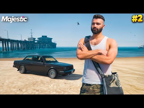 Видео: ПУТЬ С НУЛЯ, ЗАРАБОТАЛ 500К НА MAJESTIC RP / GTA 5 RP.  ПРОМО - TAXI