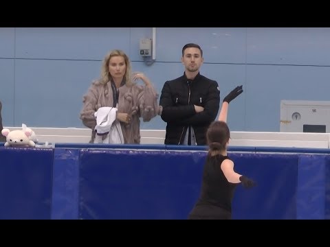 Видео: Алина Загитова КП  Контрольные прокаты 2018-2019 Alina Zagitova SP Open Skates