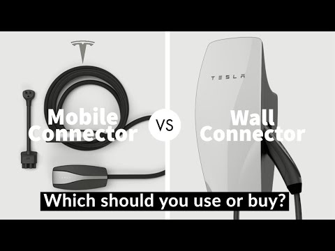 Видео: Tesla Mobile Connector против Tesla Wall Connector — что лучше для вас?