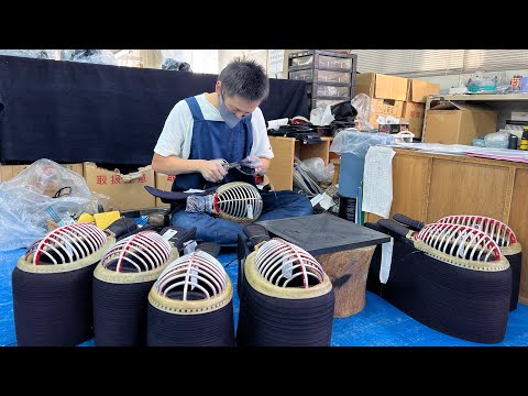 Видео: Процесс изготовления кендо богу (доспехов). фабрика кендо богу с долей рынка более 70% в Японии