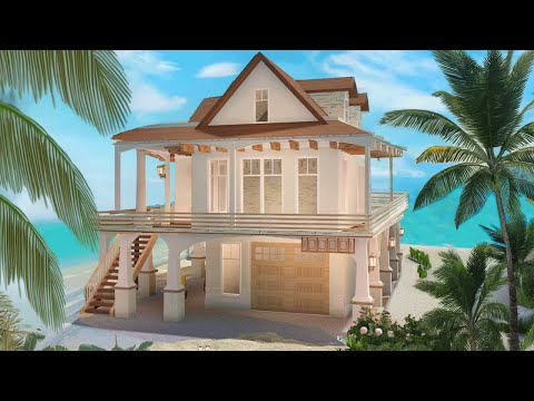 Видео: Строительство пляжного домика в Блоксбурге с помощью Anix & Faulty