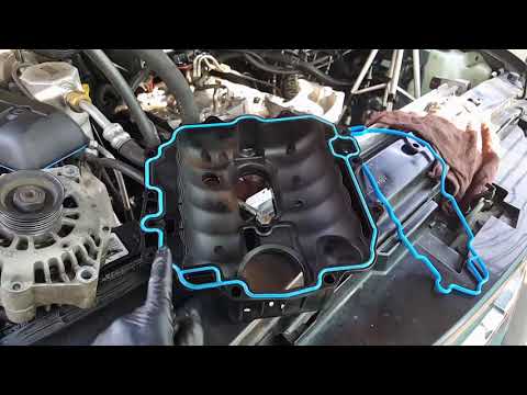 Видео: Прокладка головки блока цилиндров Chevrolet, GMC, 4.3, видео №3