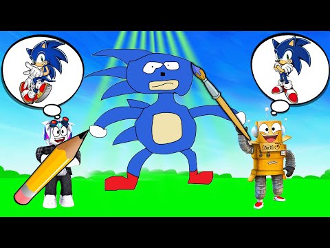 Видео: БАТЛ ЮТУБЕРОВ! КТО КРУЧЕ РИСУЕТ РОБЗИ ИЛИ РОБЛЕРОМ???! ROBLOX Doodle Transform