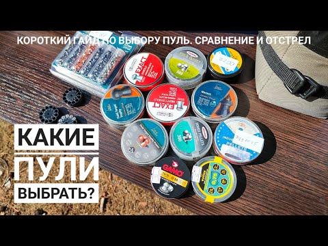 Видео: Какие пули выбрать для пневматической винтовки? Короткий гайд, тест на кучность и пробитие.