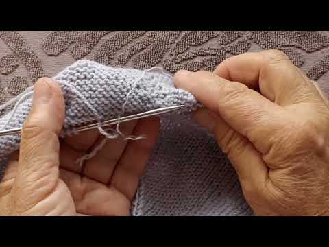 Видео: Самый лучший способ смены нити при вязании спицами.