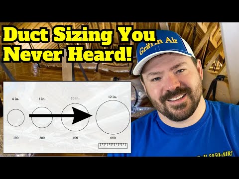 Видео: Объяснение размеров воздуховодов. Почему воздуховоды иногда имеют слишком малый размер