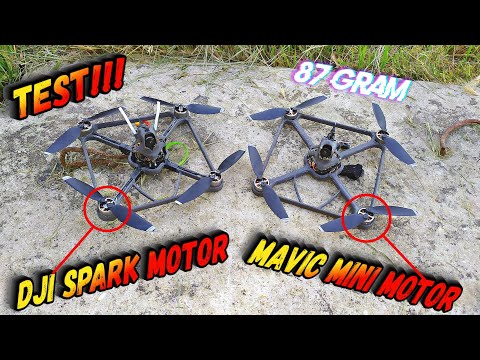 Видео: Тесты Миниспарка и Микромавика! Моторы от Mavic Mini удивляют!