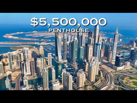 Видео: Внутри одного из самых высоких пентхаусов в Дубае