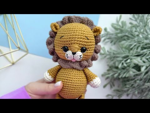 Видео: Львенок вязаный крючком МК. 3 часть.