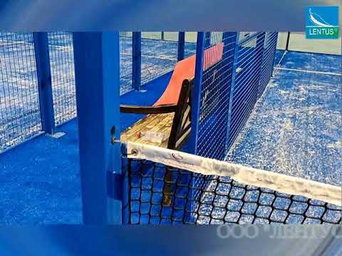 Видео: Производство, монтаж, падел корты movie