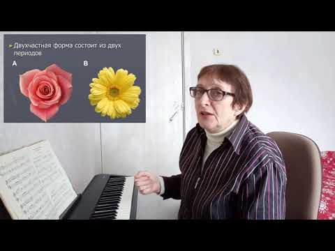 Видео: Простые музыкальные формы. Период, 2-х и 3-х частные.