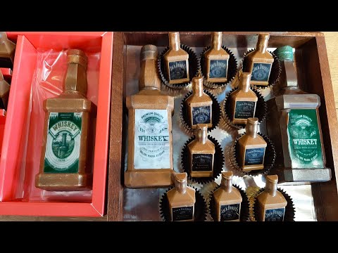 Видео: Как сделать шоколадные конфеты в виде бутылки ВИСКИ! ШОКОЛАД WHISKEY