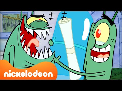 Видео: Губка Боб | Лучший день Планктона — 45 минут подряд! 🦠 | @SpongeBobOfficial | Nickelodeon Cyrillic