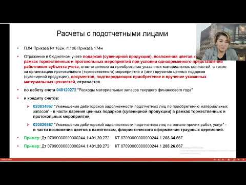 Видео: 5. Учет 2023. Расходы на приобретение изготовление венков, организация протокольных мероприятий