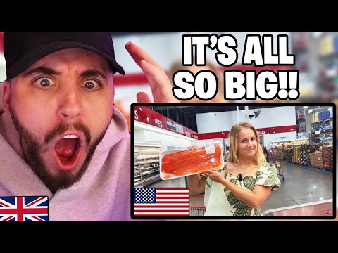 Видео: Британец отреагировал на русскую девушку, шокированную американским Costco!
