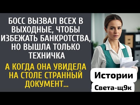 Видео: Босс вызвал всех в выходные, чтобы избежать банкротства, но вышла только техничка