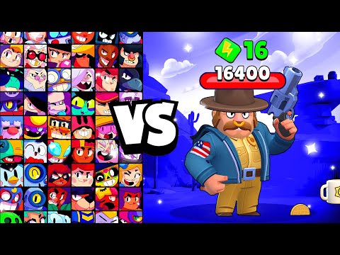 Видео: ХОППЕР БУЛЛ против ВСЕХ БРАВЛЕРОВ! С 16 бонусами! | Brawl Stars