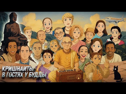 Видео: Кришнаиты в гостях у Будды