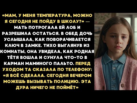 Видео: Мам, у меня температура, можно я не пойду в школу? — мать потрогала ей лоб и разрешила остаться...