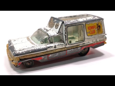 Видео: Corgi реставрация Chevrolet Impala Kennel Club № 486 Игрушечная модель литая.