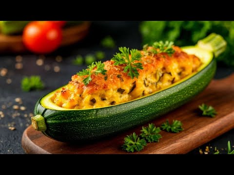 Видео: ВКУСНЫЕ ЗАПЕЧЕННЫЕ ЦУККИНИ С ФАРШЕМ! 🍽️😍