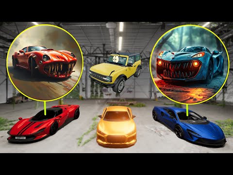 Видео: НАШЛИ В ЗАБРОШЕННОМ ГАРАЖЕ ГОНОЧНЫЕ МАШИНЫ ПОЖИРАТЕЛИ! Гонки на выживание. Гоша и Чич