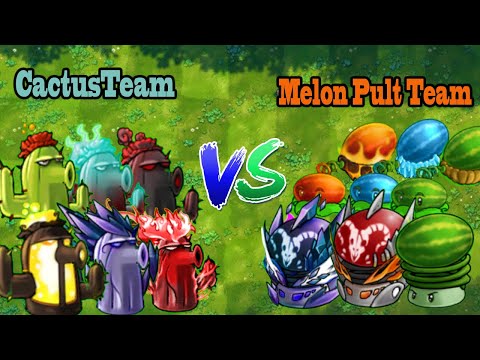Видео: PVZ Fusion 2.6 Challenge !!! CactusTeam против Melon Pult Team - Кто победит??