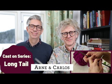 Видео: Как набирать петли: набор петель с длинным хвостом — первый из многих методов набора петель (ARNE...