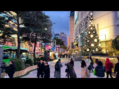 Видео: Рождественские огни Сеула 2024 «Wonderful Showtime»🎄✨ | 4K пешеходная экскурсия по Корее