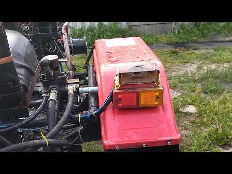 Видео: обзор  мототрактора 3года в работе