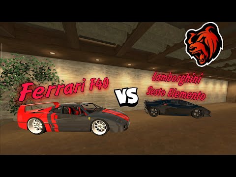 Видео: Ferrari F40 на СП+ vs Lamborghini Sesto Elemento на СП+ | Кто оказался быстрей? | Black Russia-xqmrk