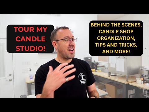 Видео: Экскурсия по студии свечей | Наш первый облик магазина | Советы по организации запасов свечей