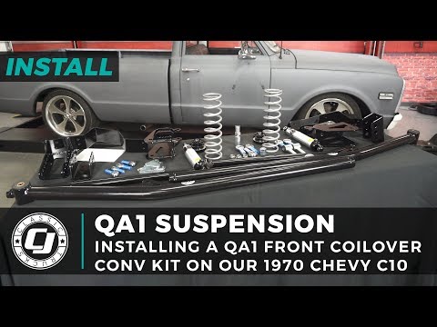 Видео: Классический комплект для переоборудования подвески Chevrolet Coil-Over | QA1 | Установка C10 196...