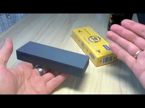 Видео: Norton Crystolon coarse/fine, тест для магазина Ru-chef.