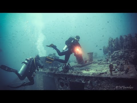 Видео: Погружение на затопленные корабли, подводный поиск. Tistelgorm, Тистельгорм, Египет, Красное море.