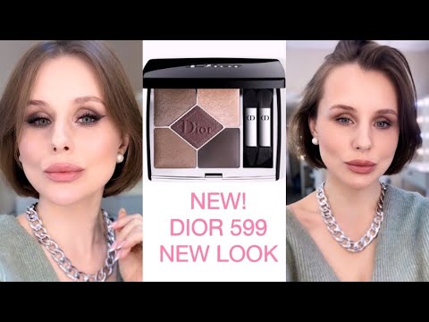 Видео: ОБЗОР И ДВА МАКИЯЖА || ПАЛЕТКА Dior 599 New Look