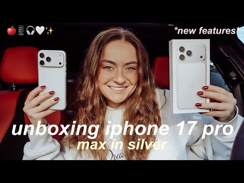 Видео: РАСПАКОВКА НОВОГО IPHONE 17 PRO MAX И НАСТРОЙКА 2025 В СЕРЕБРЯНОМ ЦВЕТЕ *новые функции iPhone 17 ...