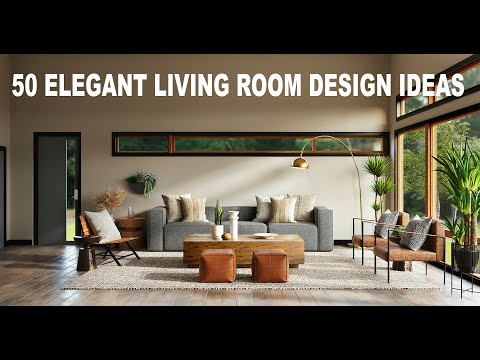 Видео: 50 ЭЛЕГАНТНЫХ ИДЕЙ ДИЗАЙНА ГОСТИНОЙ